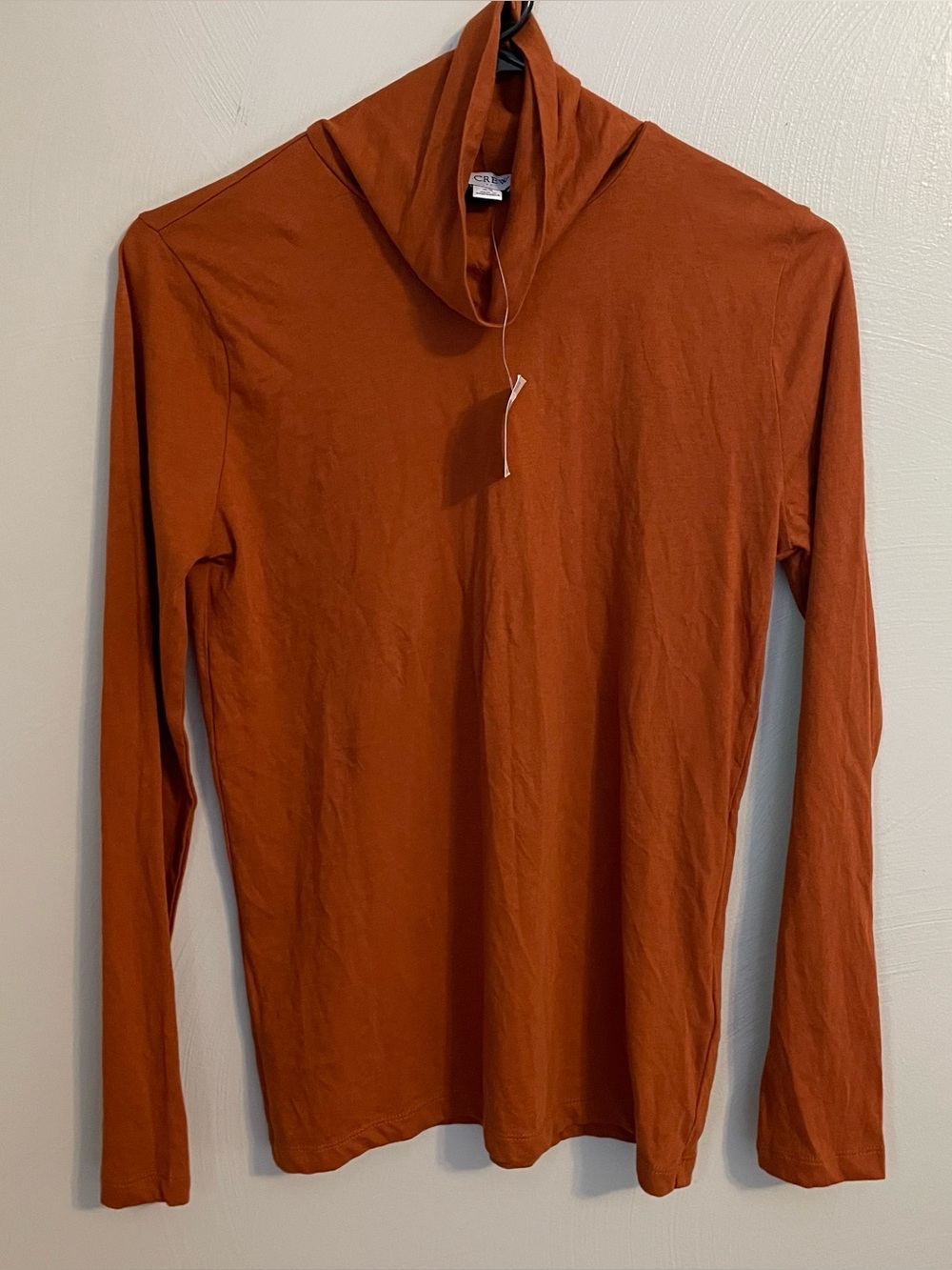 J.Crew Long Sleeve Turtleneck Rust color Size XS New With Tags
